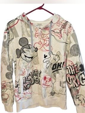 Disney Mickey Mouse Graffiti Zip Up Hoodie *unisex*